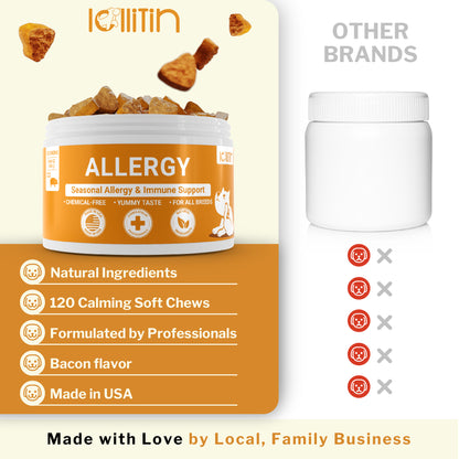 LOLLITIN - ALLERGY - 120 CHEWS - BACON