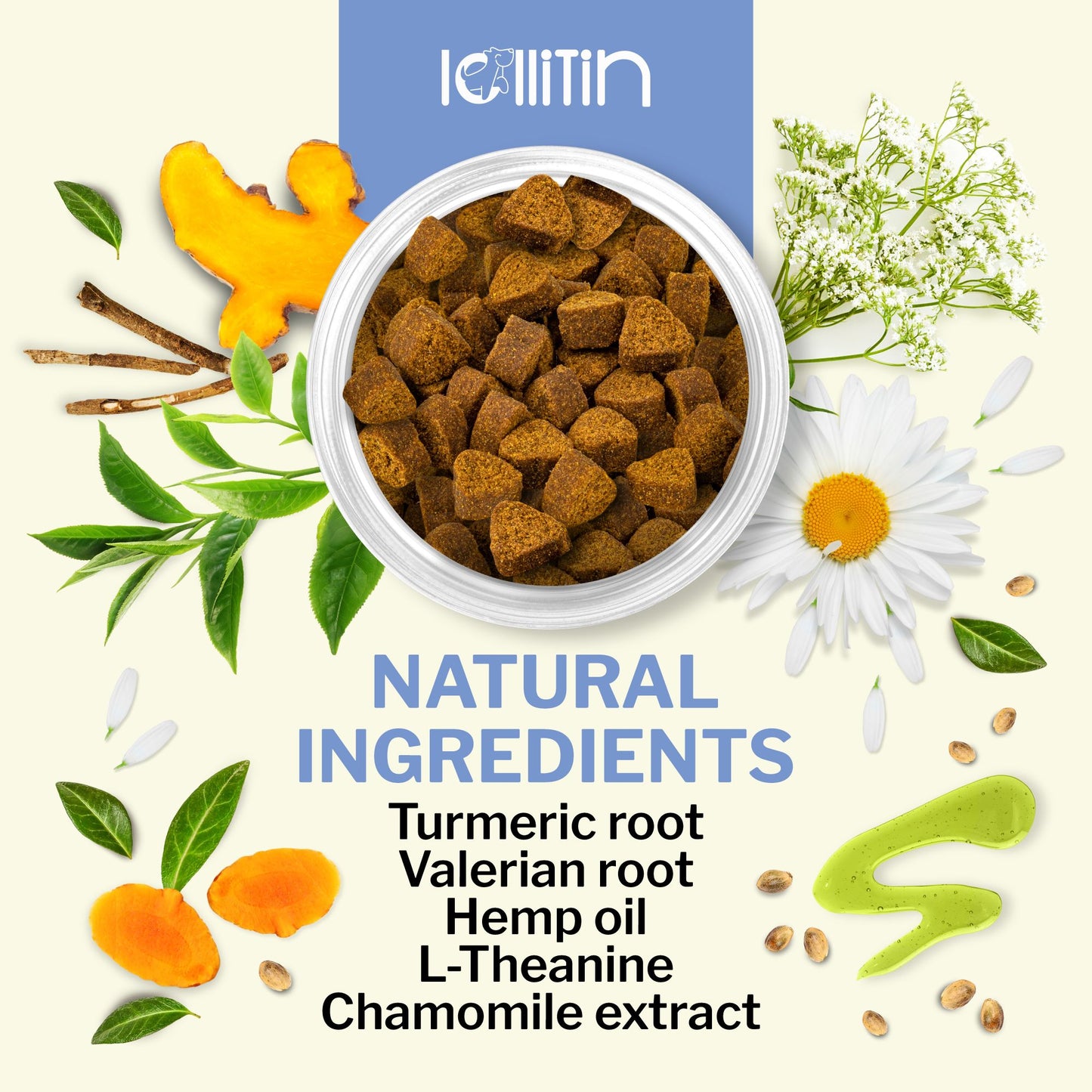 LOLLITIN - CALM - 120 CHEWS - CHICKEN