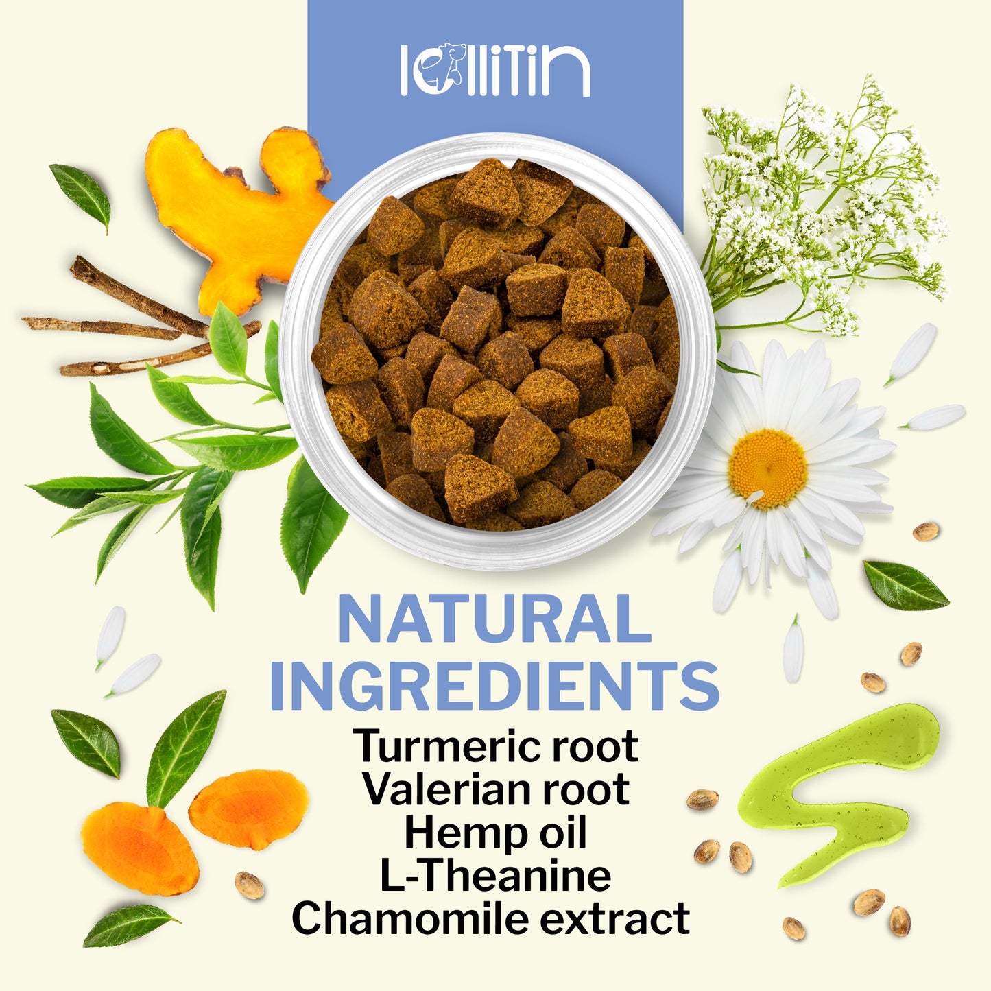 LOLLITIN - CALM - 120 CHEWS - DUCK