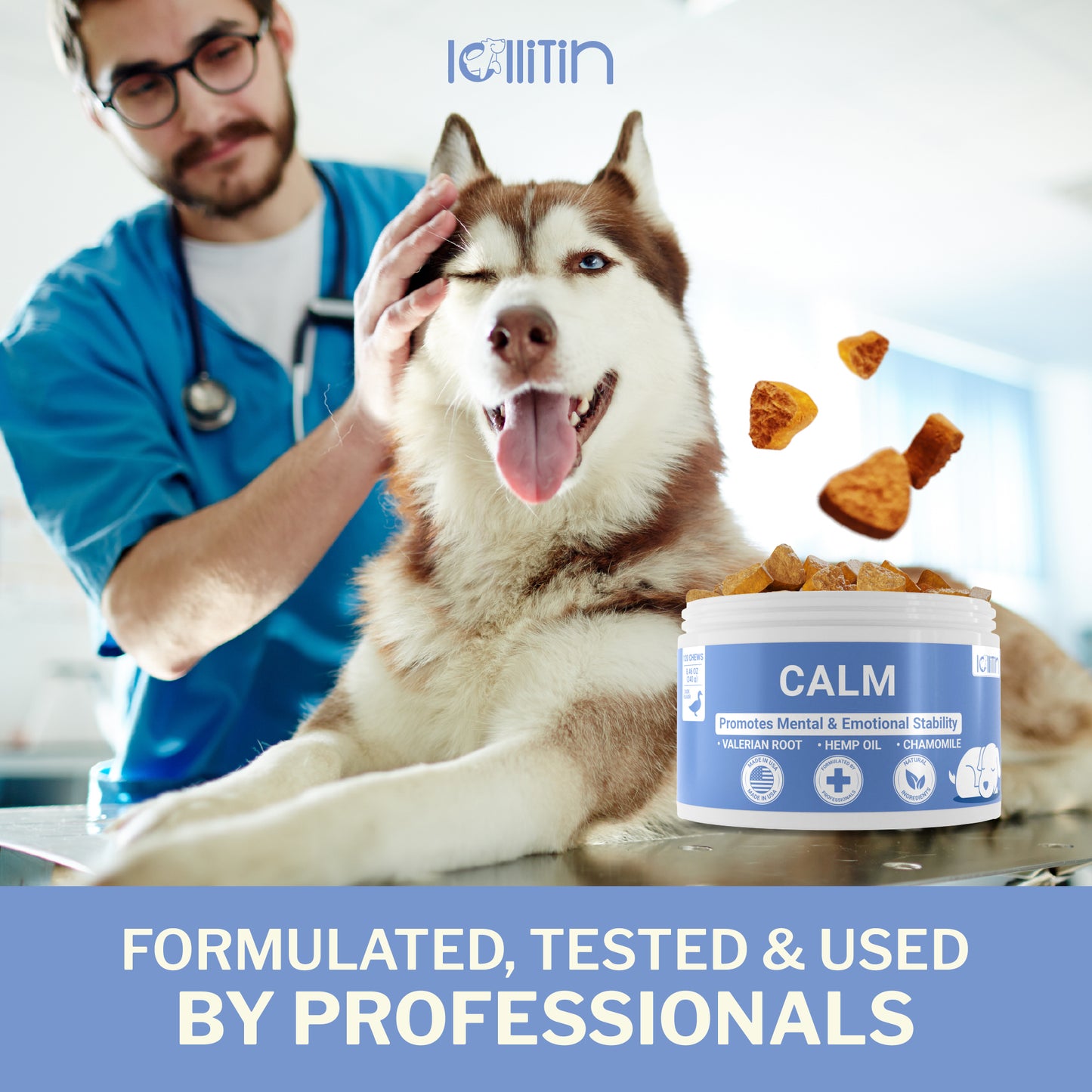 LOLLITIN - CALM - 120 CHEWS - DUCK