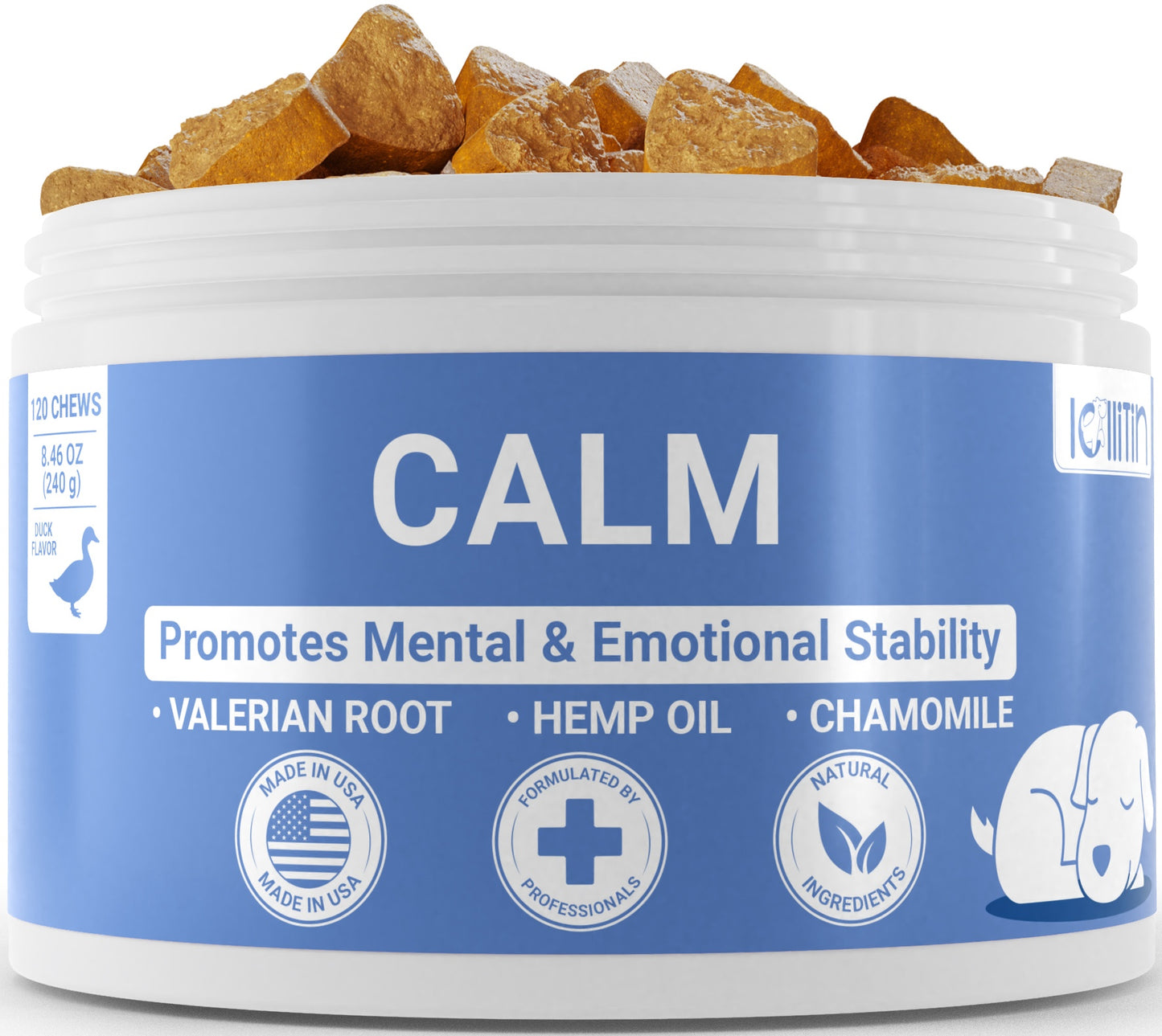 LOLLITIN - CALM - 120 CHEWS - DUCK